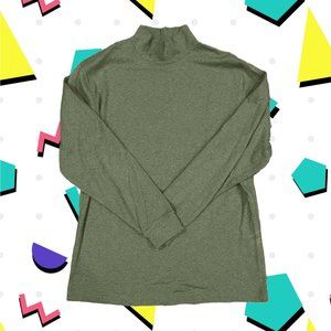 Men's L.L. Bean Mockneck Long Sleeve Tee Size Medium